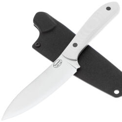 Нож T-Knife Canadian Kitchen Knife конвекс сталь VG-10 рукоять White G10