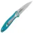 Нож Kershaw Leek сталь 14C28N рукоять Teal Aluminium (1660TEAL)