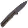 Нож We Knife Speedster Blackwash сталь CPM-20CV рукоять Black Titanium (WE21021B-2)