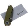 Нож Kizer Critical Mini Black сталь CPM-3V рукоять Green G10