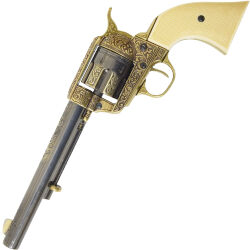 Макет револьвер Colt Peacemaker 7,5" DE-B-1281L США 1873 рукоять под кость (Denix)