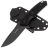 Нож Mr.Blade Hellcat Covert blackwash сталь AUS-8 рукоять Black G10