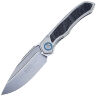 Нож Microtech Anax S/E сталь M390 рукоять Titanium/Carbon Fiber (190C-7CFITI)