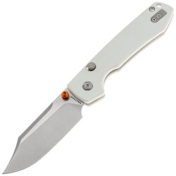 Нож Vosteed Raccoon Bowie TLL satin сталь 14C28N рукоять White G10