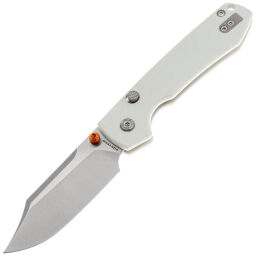 Нож Vosteed Raccoon TLL Bowie satin сталь 14C28N рукоять White G10