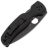 Нож Spyderco Shaman DLC Serrated сталь S30V рукоять G10 (C229GSBK)