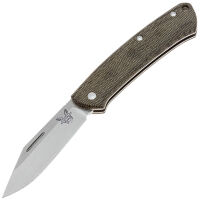 Нож Benchmade Proper Clip point сталь S30V рукоять Green Micarta (318)