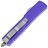 Нож Microtech Ultratech T/E Serrated stonewash сталь M390 рукоять Purple Aluminium (123-12PU)