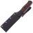 Нож Owl Knife Hoot сталь N690 рукоять черно-оранжевая G10