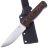 Нож Owl Knife Hoot сталь N690 рукоять черно-оранжевая G10