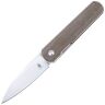 Нож Kizer Feist XL satin сталь 154CM рукоять Green Micarta