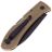Нож Ka-Bar Dozier Folding Hunter сталь AUS-8 Black рукоять Coyote Brown Zytel (KA4062CB)
