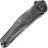 Нож WE Knife 702XI polished gray сталь M390 рукоять Gray Titanium/Copper Foil CF (WE07B-3)