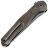 Нож WE Knife 702XI polished gray сталь M390 рукоять Gray Titanium/Copper Foil CF (WE07B-3)