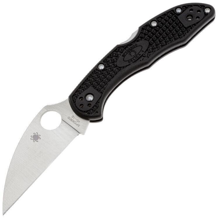 Нож Spyderco Delica 4 Wharncliffe сталь VG-10 рукоять Black FRN (C11FPWCBK)