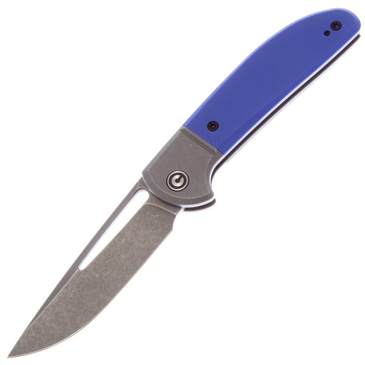 Складной нож CIVIVI Trailblazer сталь 14C28N, рукоять Blue G10