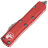 Нож Microtech UTX-85 T/E apocalyptic сталь M390 рукоять Red Aluminum (233-10APRD)