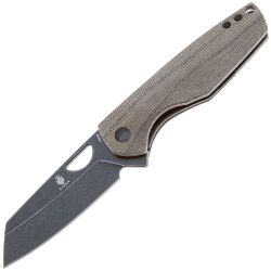 Нож Kizer Sparrow blackwash сталь 154CM рукоять Green Micarta