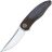 Нож Petrified Fish Simum satin сталь K110 рукоять Black Micarta