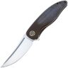 Нож Petrified Fish Simum satin сталь K110 рукоять Black Micarta