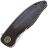 Нож Petrified Fish Simum satin сталь K110 рукоять Black Micarta