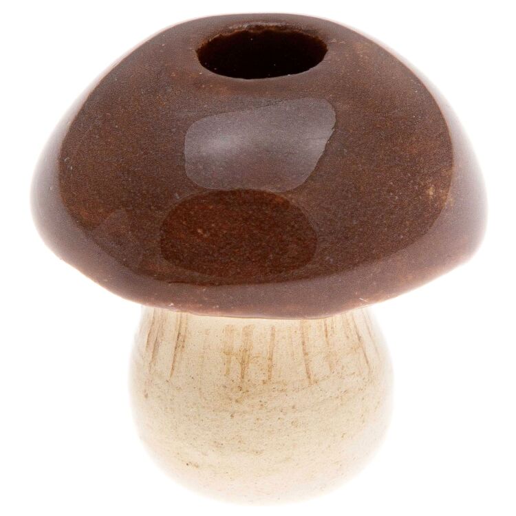 Бусина темлячная Керамичу Гриб керамика Бусина темлячная Керамичу Гриб керамика