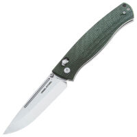 Нож Real Steel Pathfinder сталь 14C28N рукоять Green Micarta (7851G)