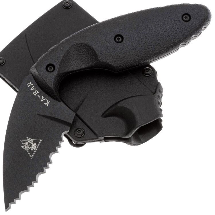 Нож Ka-Bar TDI Law Enforcement Knife Serrated сталь AUS-8A рукоять Black Zytel