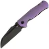 Нож Kansept Dreadnaught blackwash сталь S35VN рукоять Purple Titanium