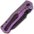Нож Kansept Dreadnaught blackwash сталь S35VN рукоять Purple Titanium