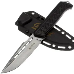 Нож Kizlyar Supreme Baikal сталь D2 Stonewash рукоять Black G10