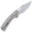 Нож WE Knife Nefaris beadblast сталь CPM-20CV рукоять Gray Titanium (WE22040D-2)