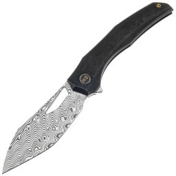 Нож WE Knife Ignio сталь Hakkapella Damasteel рукоять Black Titanium (WE22042B-DS1)