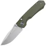 Нож Remette Rhino stonewash сталь 14C28N рукоять Green Micarta (MC25A)
