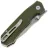 Нож Remette Rhino stonewash сталь 14C28N рукоять Green Micarta (MC25A)