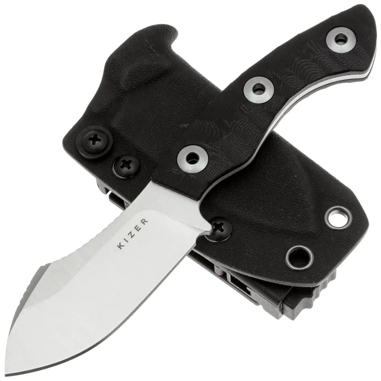 Нож Kizer Rook satin сталь AEB-L рукоять Black G10