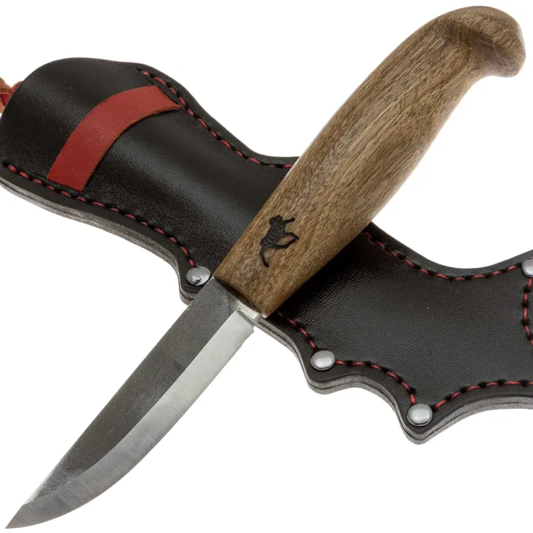 Нож Финка Стандарт сталь AUS-8 рукоять Орех (Дух Диких Лесов)