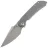 Нож Kansept Fenrir satin сталь S35VN рукоять Water Ripple Gray Titanium