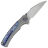 Нож WE Knife Ziffius satin сталь CPM-20CV рукоять Gray Ti/Flamed Ti (WE22024D-4)