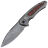 Нож WE Knife Hyperactive сталь Vanax рукоять Gray Orange Peel Ti/Lava Flow FatCarbon (WE23030-2)