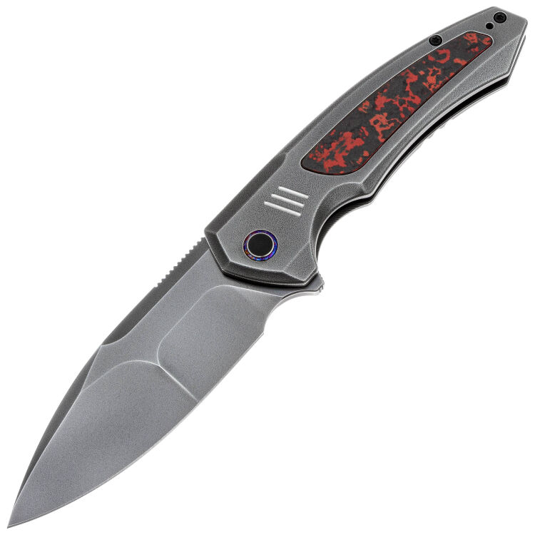 Нож WE Knife Hyperactive сталь Vanax рукоять Gray Orange Peel Ti/Lava Flow FatCarbon (WE23030-2)