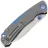 Нож Maxace Toucan cталь 10Cr15CoMoV рукоять Grey G10/Blue aluminium (OM05-2-B)