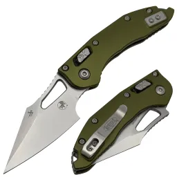 Нож Microtech M-Stitch Ram-Lok stonewash сталь M390MK рукоять OD Green Aluminium Нож Microtech M-Stitch Ram-Lok stonewash сталь M390MK рукоять OD Green Aluminium