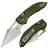 Нож Microtech M-Stitch Ram-Lok stonewash сталь M390MK рукоять OD Green Aluminium