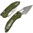 Нож Microtech M-Stitch Ram-Lok stonewash сталь M390MK рукоять OD Green Aluminium