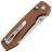 Нож Vosteed Raccoon CB satin сталь 14C28N рукоять Brown Micarta
