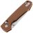 Нож Vosteed Raccoon CB satin сталь 14C28N рукоять Brown Micarta