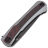 Нож Kansept Kratos black сталь S35VN рукоять Titanium/Red/Black Carbon Fiber