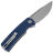 Нож Petrified Fish Beluga stonewash сталь K110 рукоять Blue Micarta