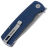 Нож Petrified Fish Beluga stonewash сталь K110 рукоять Blue Micarta